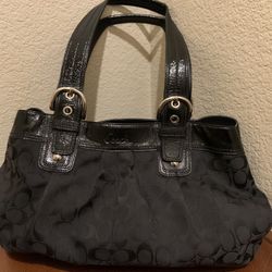 Large Black Coach Purse 