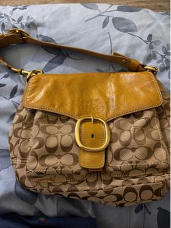 Vintage coach shoulder bag