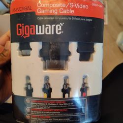 Gigaware Composite S-video Gaming Cable 