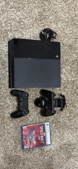 PS4 Plus 2 controllers and docking station