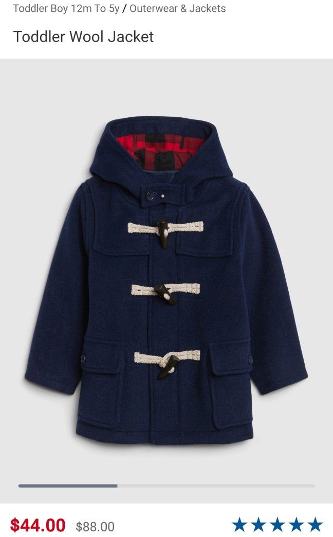 New Toddler Gap jacket