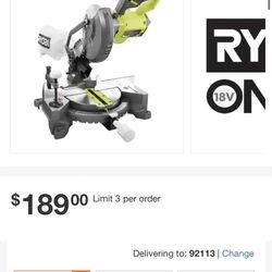 Ryobi Chop Saw