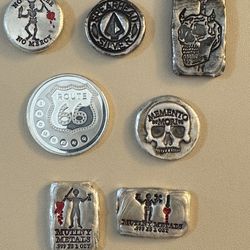 Silver 8ozt mixed lot- Spearhead Silver, Mutiny Metals, APMEX