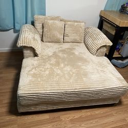 Brand New Oversized Beige Lounge Chair.  Must Sell