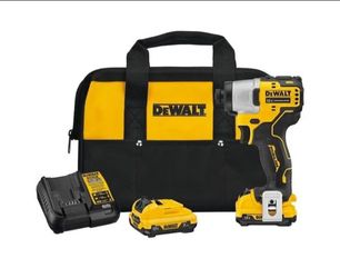 DEWALT XTREME 12-volt max 1/4-in Brushless Cordless Impact Driver (Battery Included and Charger Included and Soft Bag included)