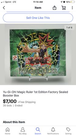 magic ruler 1st edition booster box Yugioh Orica main image 0