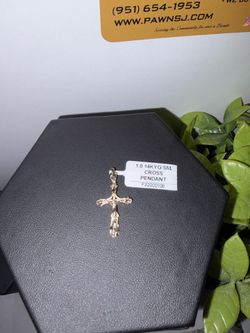 32-0000-108 14KYG SMALL CROSS PENDENT