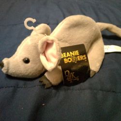 24K Beanie Boppers Limburger The Mouse Plush Stuffed Animal.