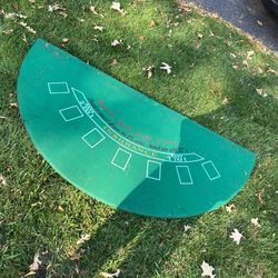 Black Jack Table    Hand Made 