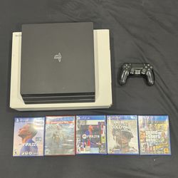 PS4 Pro With Games 