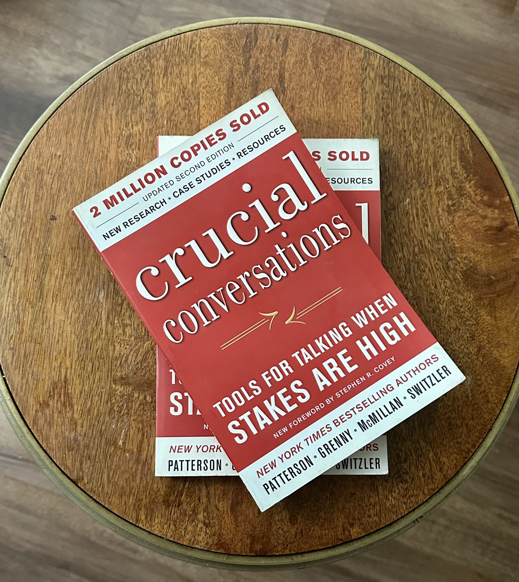 Crucial Conversations – 2 Paperbacks (Updated Second Edition, Great Condition)