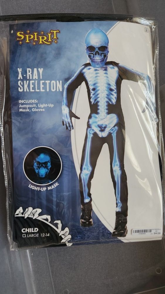 Skeleton Costume Boys 12-14