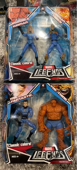 Marvel Legends Classic Colors Fantastic Four — 2-Pack Collector Lot