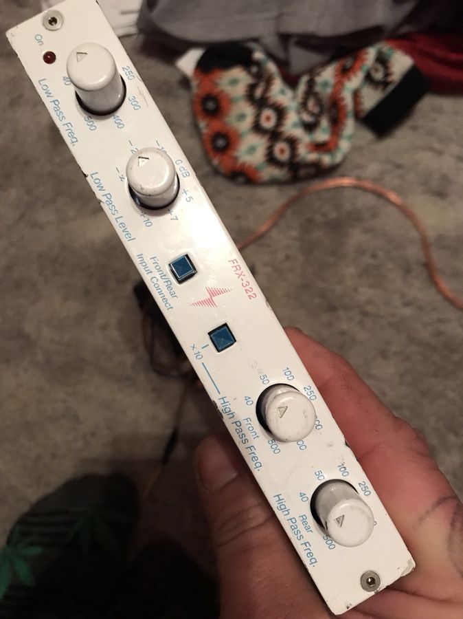 (Old school) precision power (PPI) frx 322 active crossover
