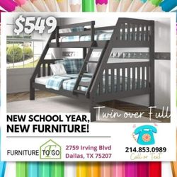 Twin Over Full Bunk Bed ( Ask For Jose)