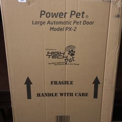 Electronic Pet Door  Unopened Large