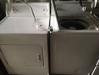KENMORE WASHER DRYER SET WORK LOOK GREAT