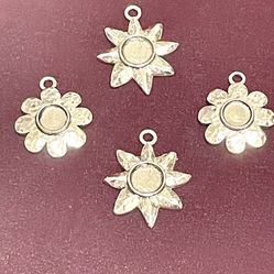 4 Silver Pendants