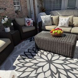 Outdoor RH Wicker Furniture Set 