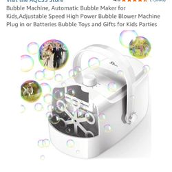 Bubble Machine For Kids