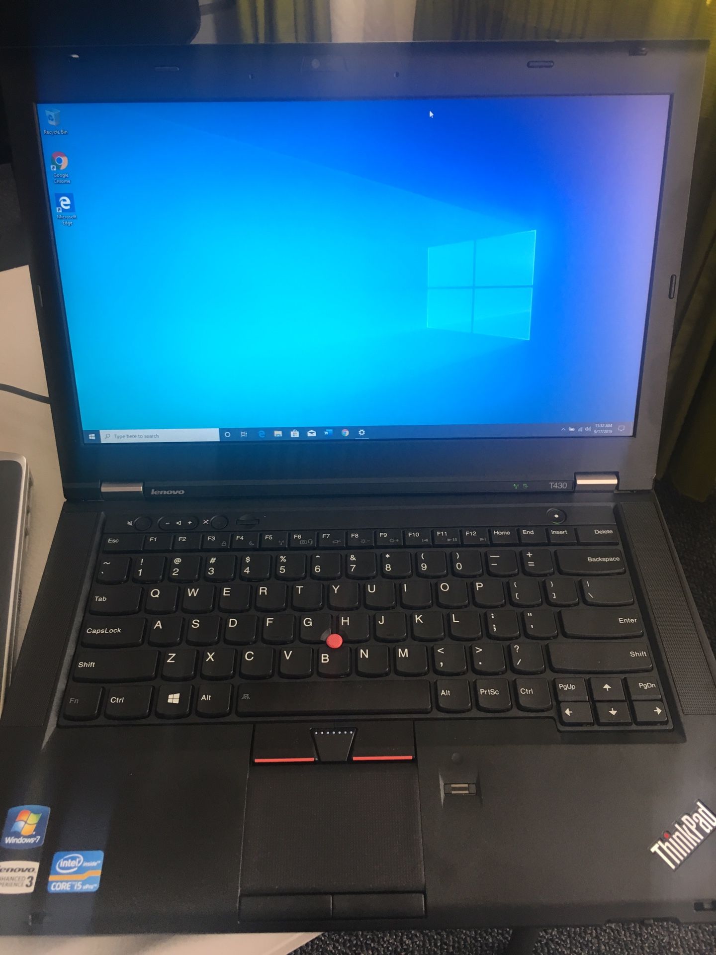 Lenovo Thinkpad T430 Laptop Windows 10