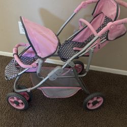 Twin jogger Doll Stroller