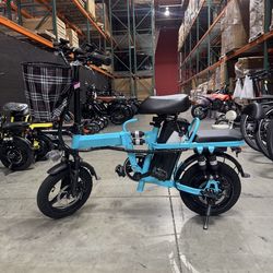 Folding electric bicycle