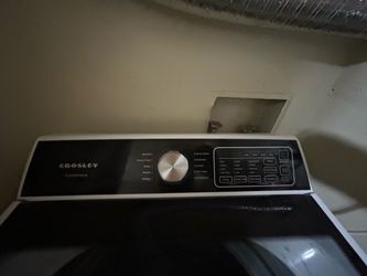 White Crossley Laundry set