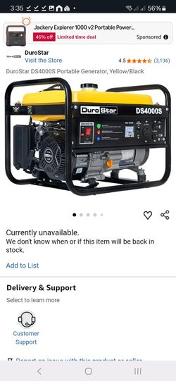 4000 watts brand new generator or trades?