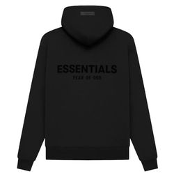 Essentials Fear Of God Hoodie SS22 Black