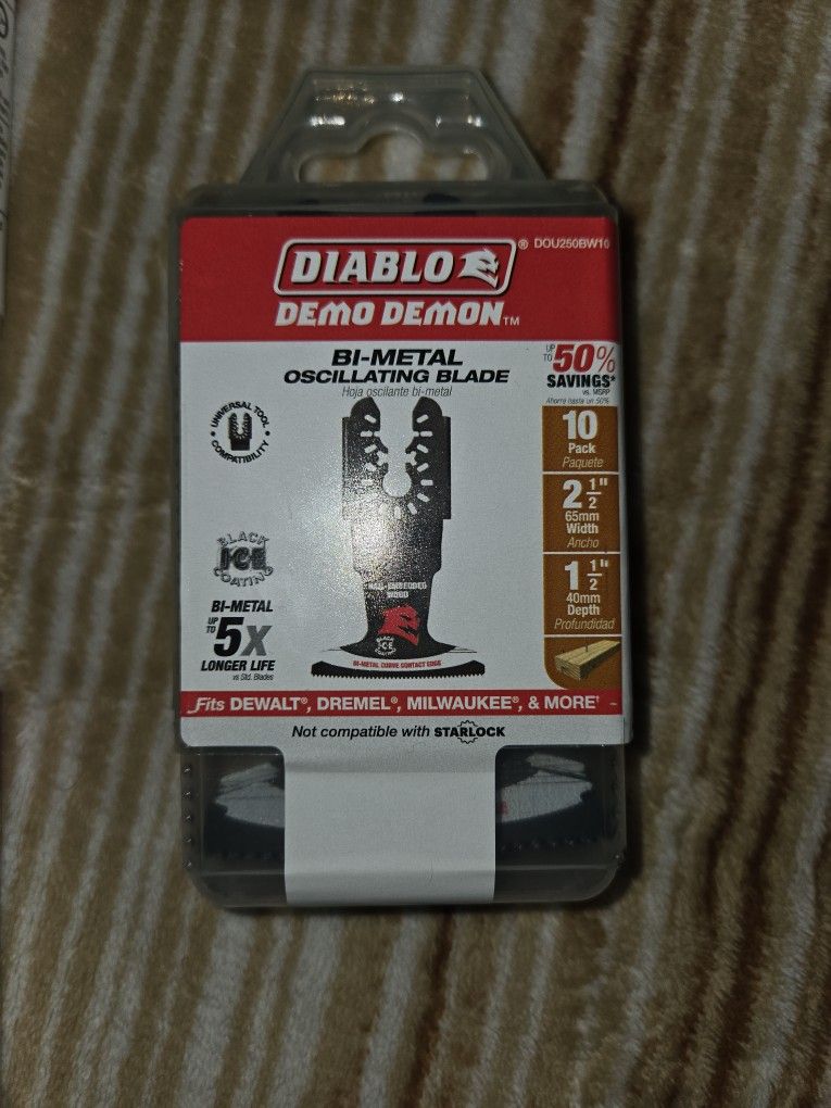 Bi-metal Oscillating Blades