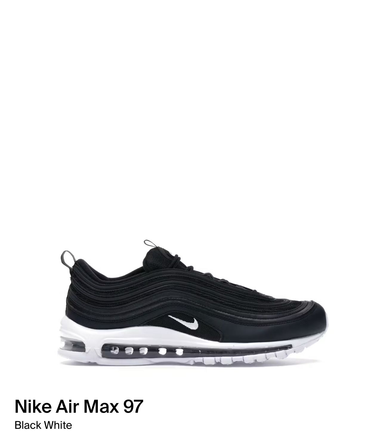 Size 7.5 Nike Air Max 97 921826 001