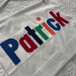 Appliquéd Pillowcase -Patrick
