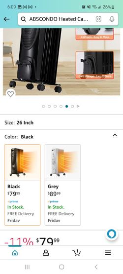 1500W Oil Filled Radiator Heater Portable Electric Heater for Sale in  Goodyear, AZ - OfferUp