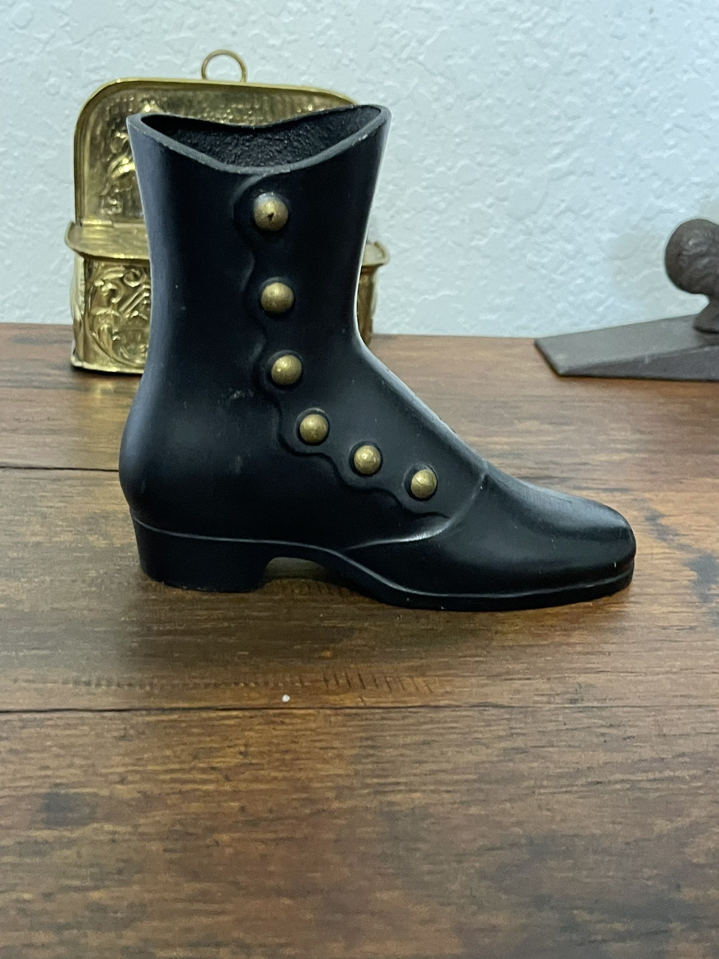 Vintage Victorian Medal Shoe Boot 5 Tall  5-1/2 Wide 