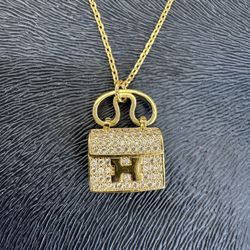 Brand New Necklace With H Pendant 