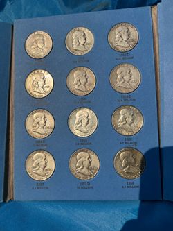 Silver Benjamin Franklin Half Dollars