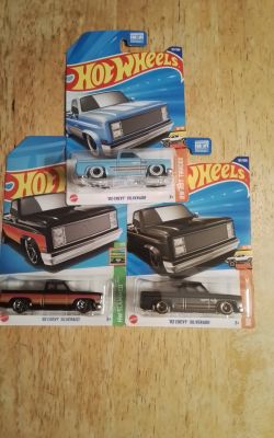 HOT WHEELS 83 CHEVY SILVERADOS $7-14