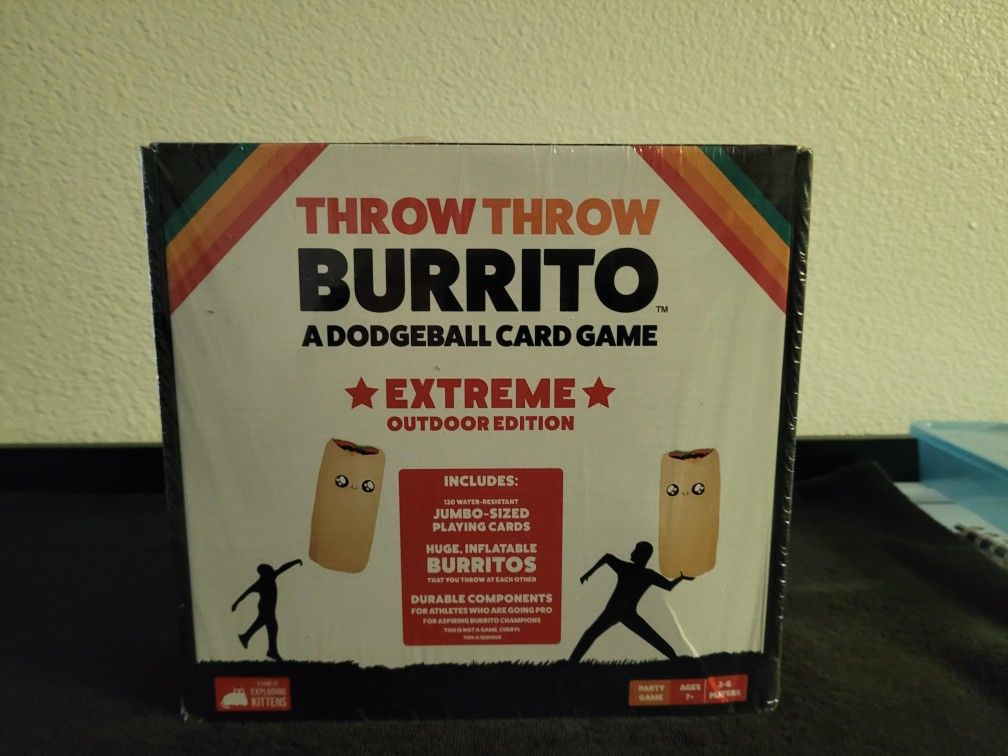 Throw Throw Burrito Dodgeball Card Game