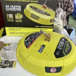 RYOBI 15 in. 3300 PSI Surface Cleaner for Gas Pressure Washer