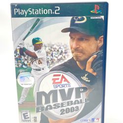 MVP Baseball 2003 (Sony PlayStation 2, 2002) PS2 Complete w/manual Clean Tested