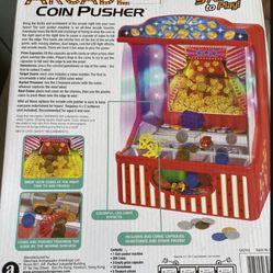 Coin Pusher Machine Kids Game Toy