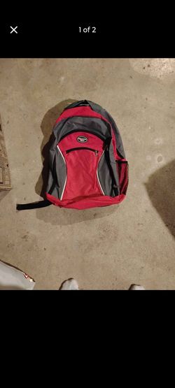 Red and Gray Backpack