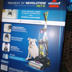 Bissell Proheat Steam Cleaner Vacuum for Pets