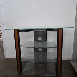 Glass TV Stand/shelves