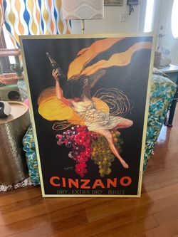 Cinzano Canvas Print