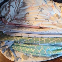 3 Bassinet Fitted Sheets 