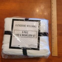 Katherine Williams 8-Piece Hand & Washcloth Set