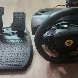 PS5 Thrustmaster Racing Wheel And Pedals