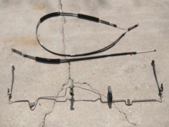 Brake line and cables